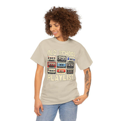 Old School Playlist Cassette Tape T-Shirt