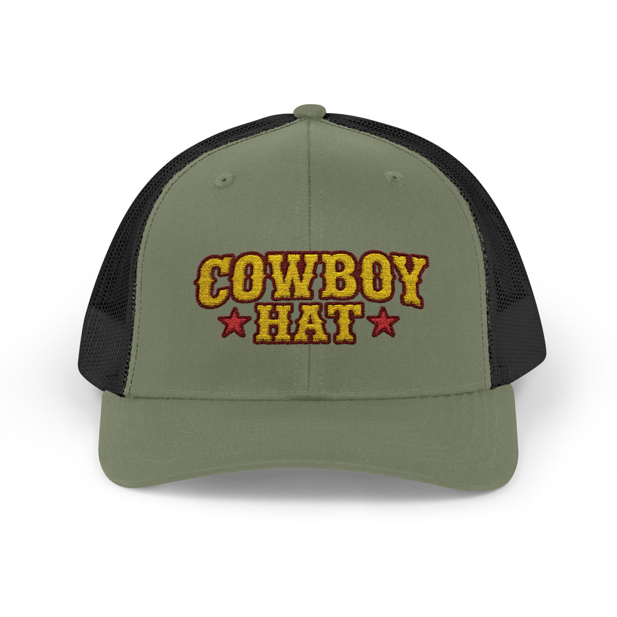 Cowboy Hat Snapback Trucker Cap – Western Rodeo Mesh Back Hat