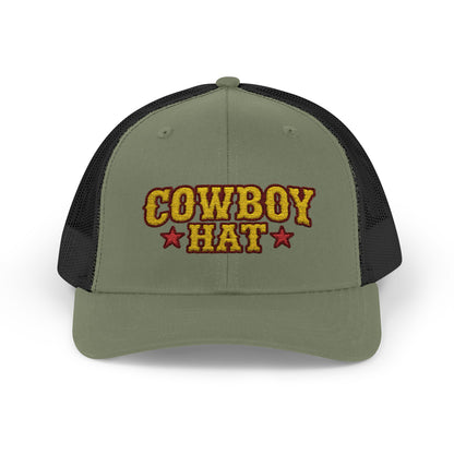 Cowboy Hat Snapback Trucker Cap – Western Rodeo Mesh Back Hat