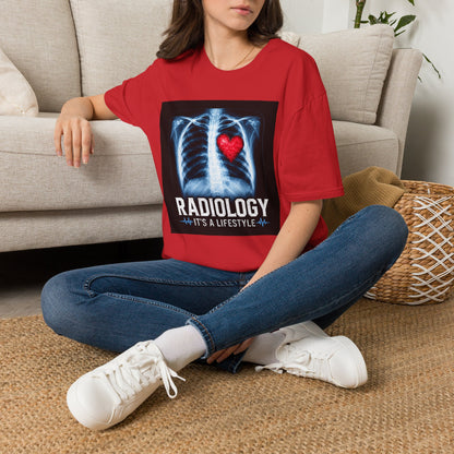 Radiology X-Ray Heart T-Shirt — "Radiology It's a Lifestyle" Tee for Radiologic Techs