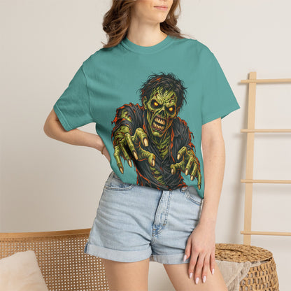 Zombie Attack T‑Shirt — Graphic Horror Tee for Halloween & Horror Fans