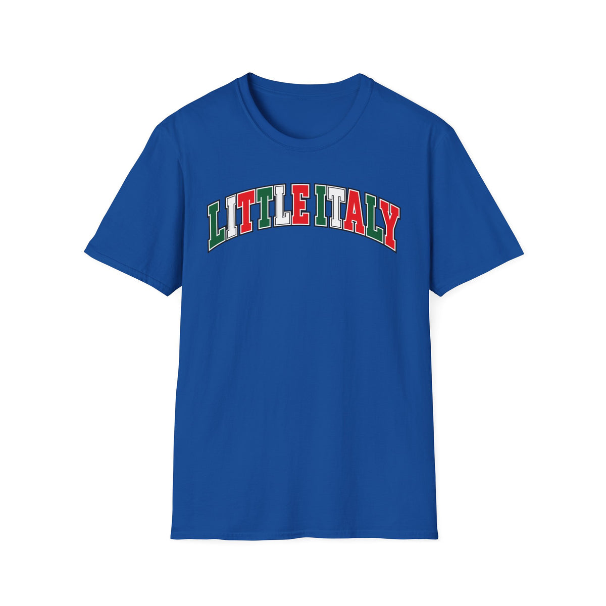 Little Italy T‑Shirt — Italian Flag Arch Graphic Tee