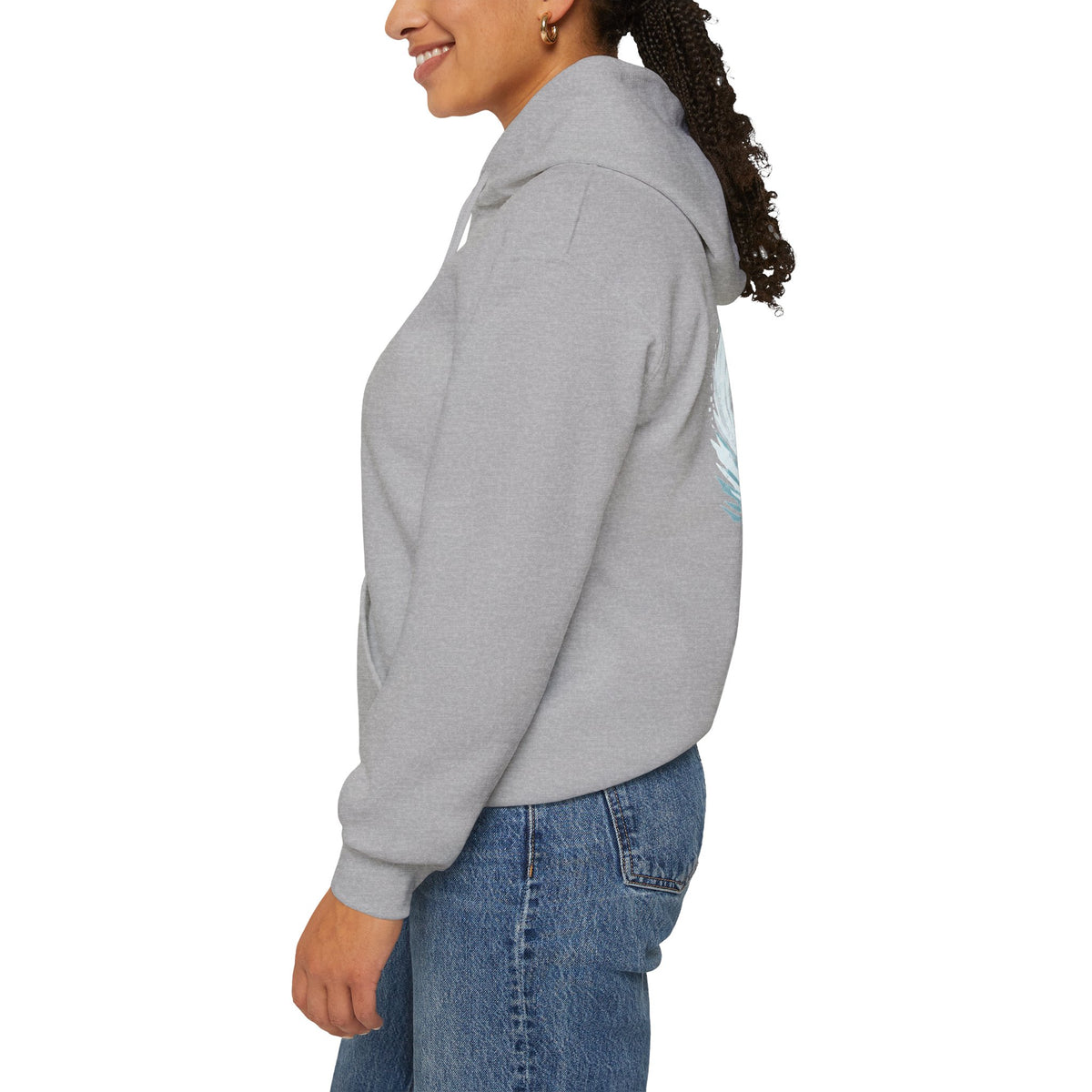 Snowboarding Hoodie – "Snowboarding Life" Graphic Pullover with Backboarder Illustration