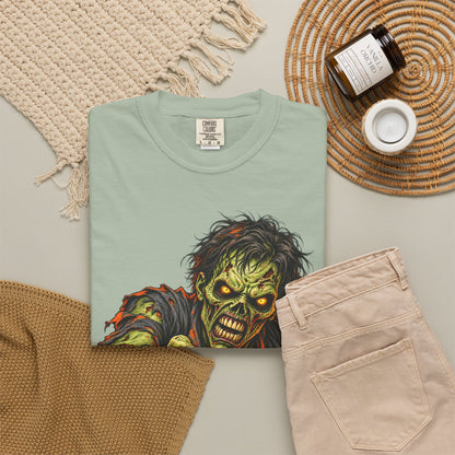 Zombie Attack T‑Shirt — Graphic Horror Tee for Halloween & Horror Fans