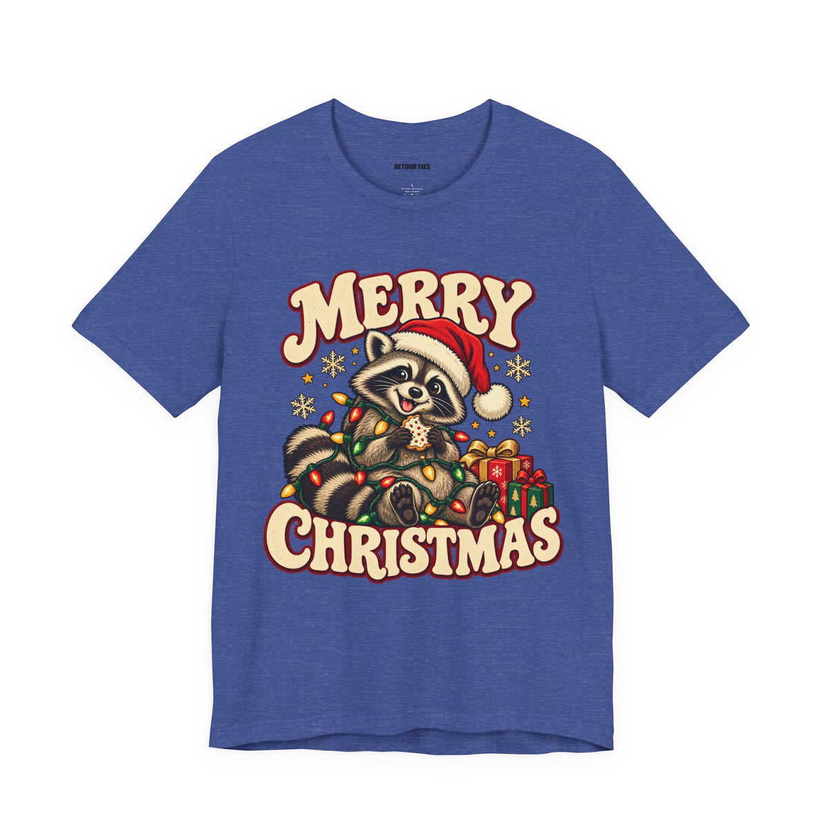 Merry Christmas Raccoon Tee