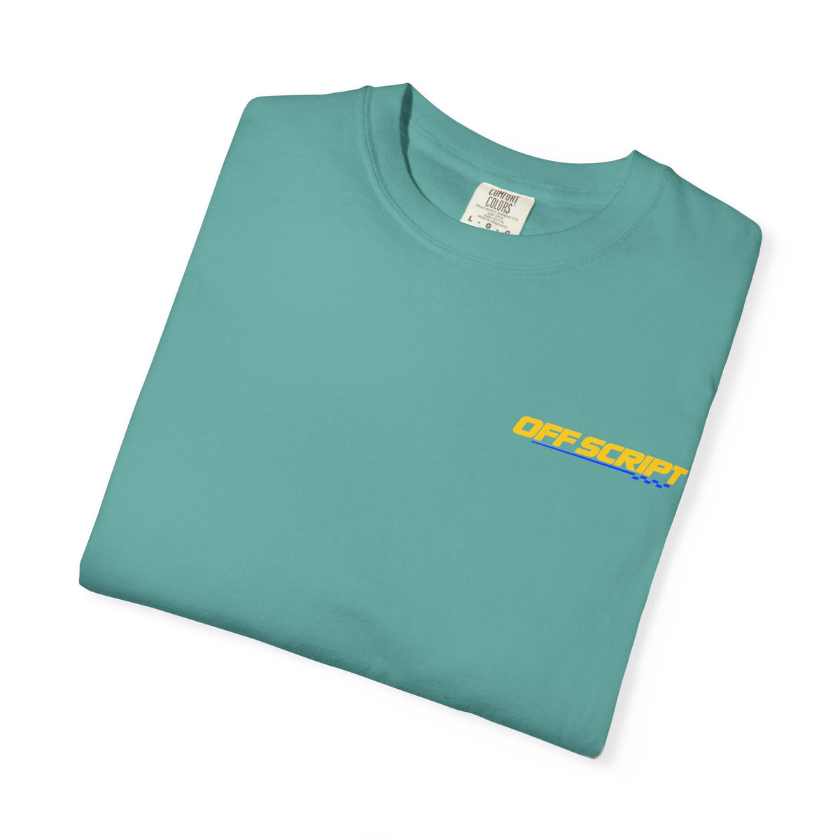 T-Shirt — Off Script Vinyl Graphic Tee: "Make Your Own Plans" Retro Racing Design