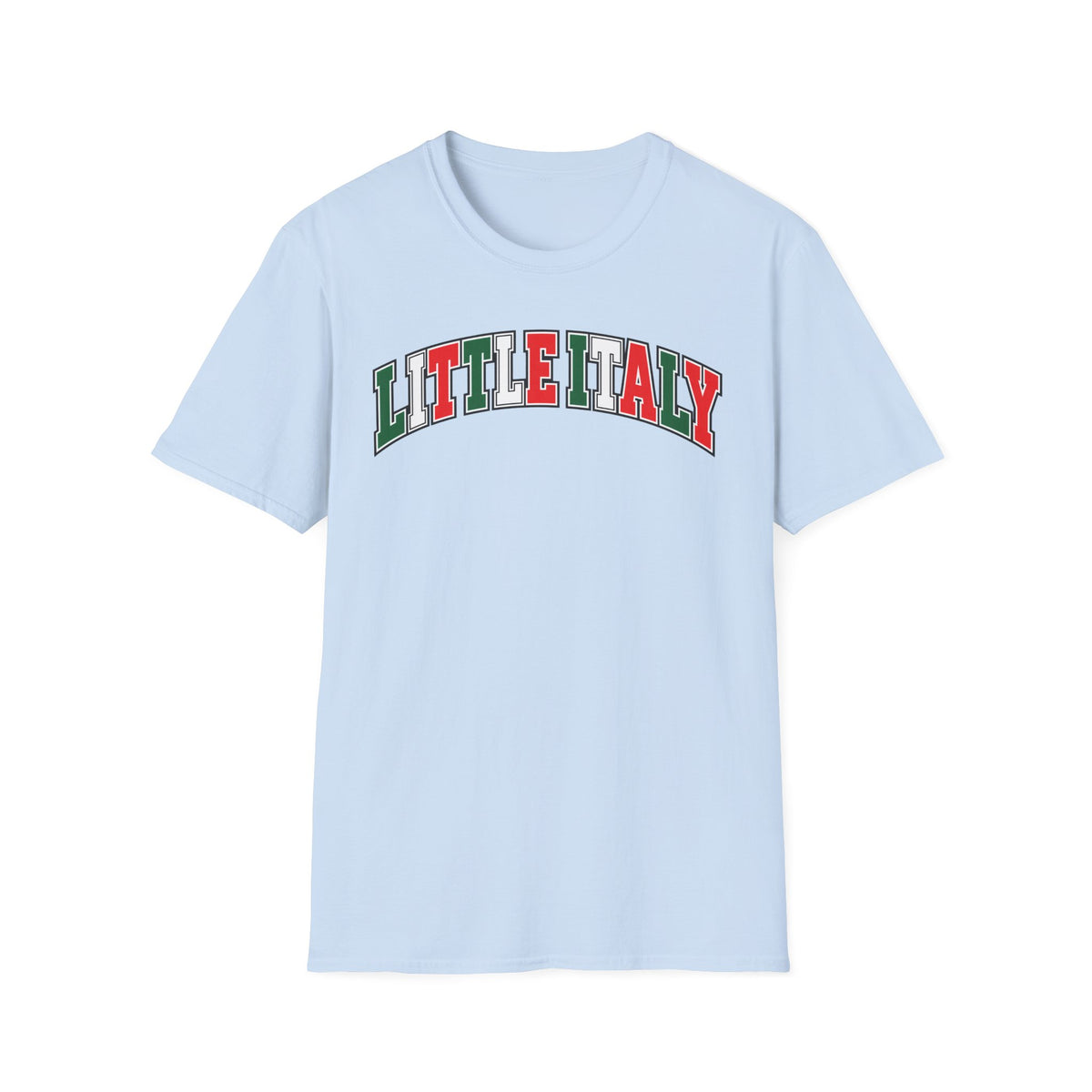 Little Italy T‑Shirt — Italian Flag Arch Graphic Tee