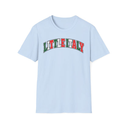 Little Italy T‑Shirt — Italian Flag Arch Graphic Tee