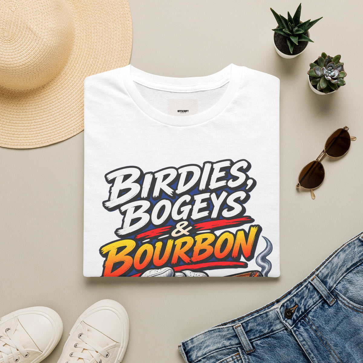 Birdies, Bogeys & Bourbon Golf T-Shirt