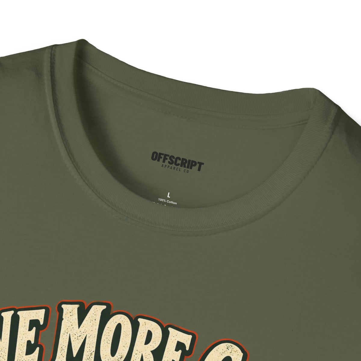 Fishing T-Shirt — "One More Cast" Bass Graphic Tee