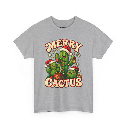 Merry Cactus Christmas Tee — Festive Holiday Cactus Shirt