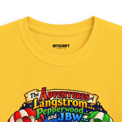 Kids Tee — The Adventures of Langstrom, Pepperwood & JBW: Chapter 2 "This Was The Moon"