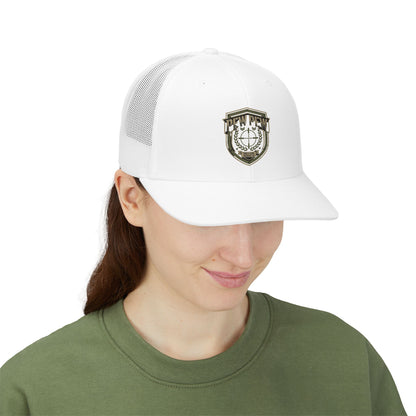 Tactical Shield Logo Snapback Cap | Trucker Mesh Hat