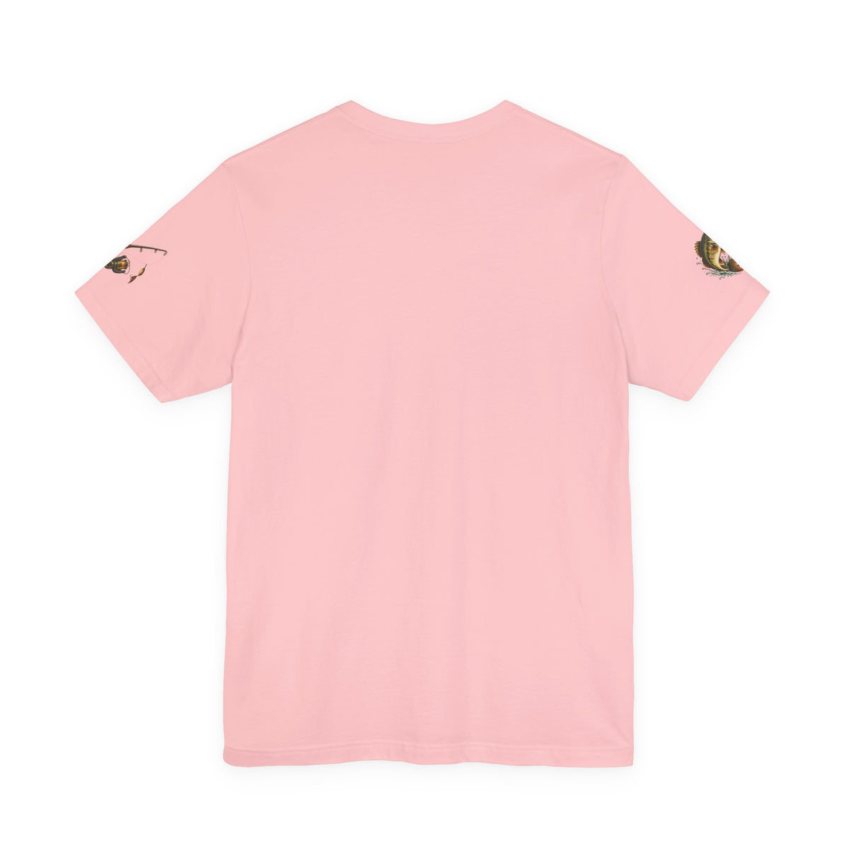 Sunset Lake Fishing T-Shirt — Mountain Boat Fishing Graphic Tee