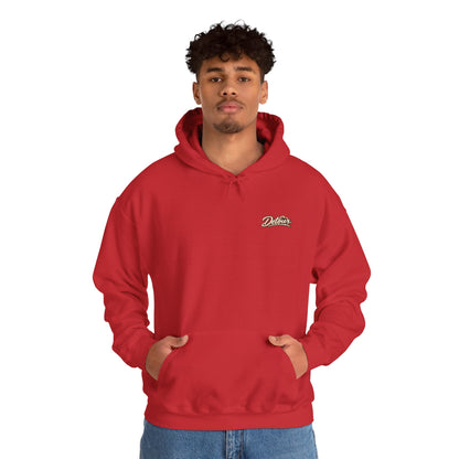 Detour Vintage Hot Rod Hoodie — "Take The Long Way" Classic Car Sweatshirt