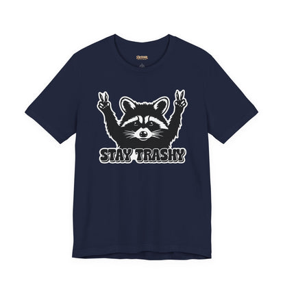 Stay Trashy Raccoon Graphic T-Shirt