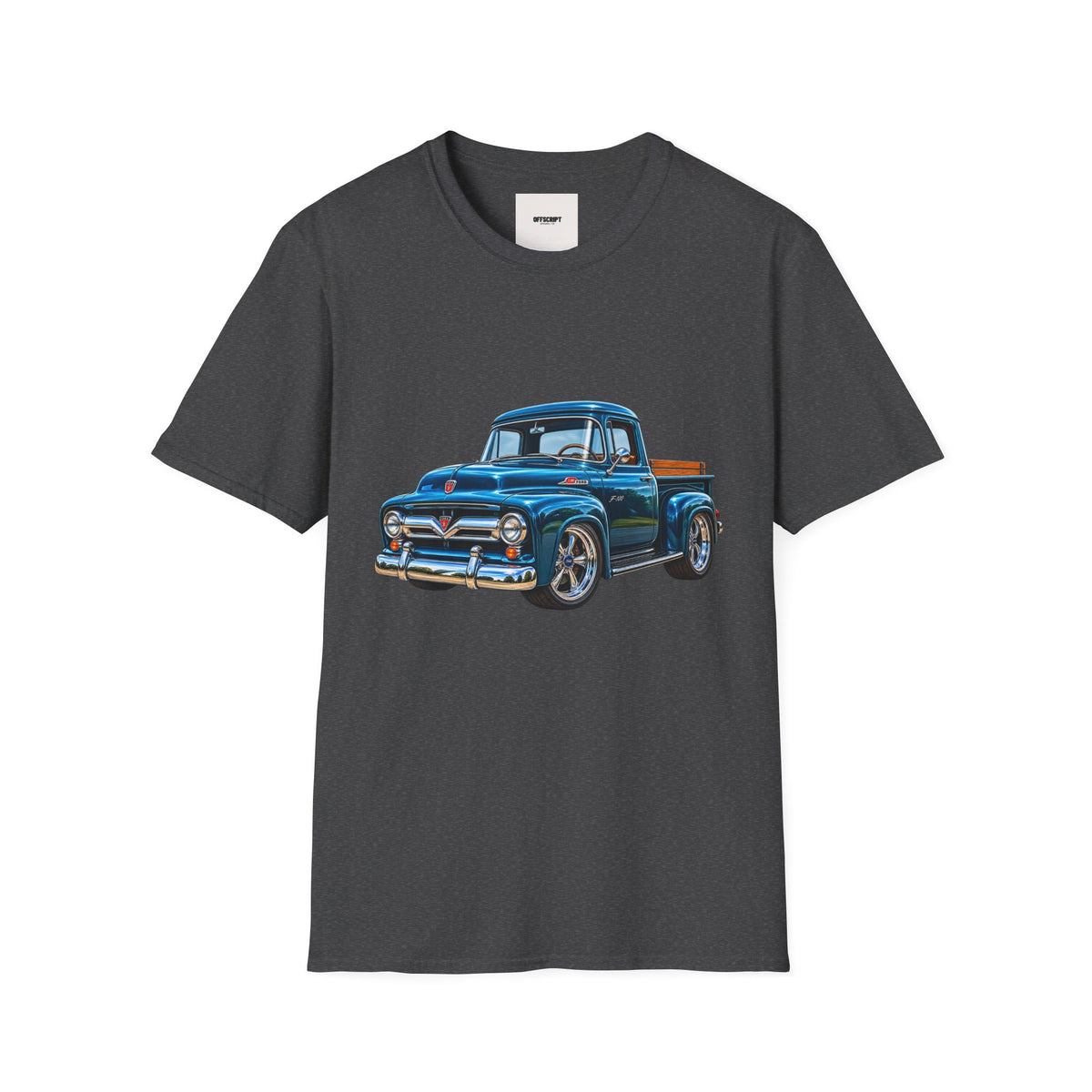 Vintage Blue Pickup T‑Shirt — Classic Retro Truck Graphic Tee