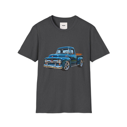 Vintage Blue Pickup T‑Shirt — Classic Retro Truck Graphic Tee