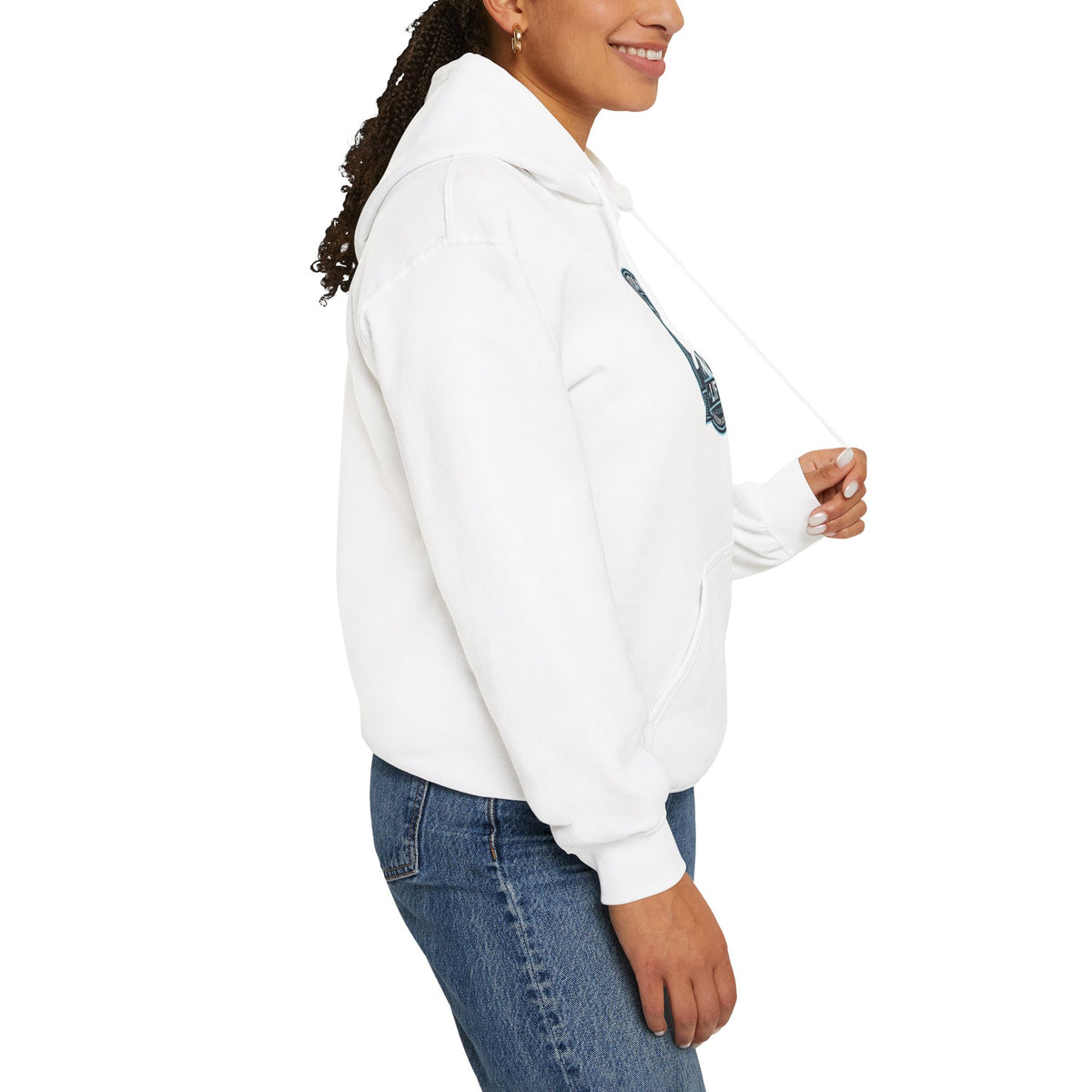 Snowboarding Hoodie – "Snowboarding Life" Graphic Pullover with Backboarder Illustration