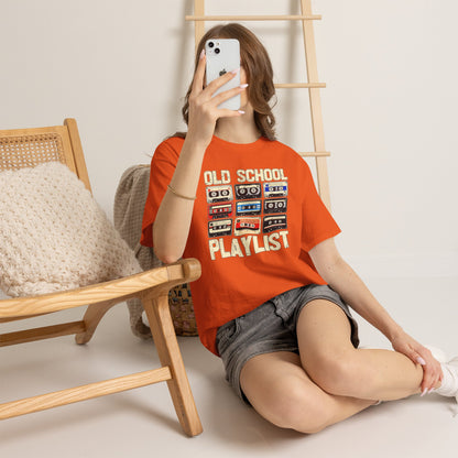 Old School Playlist Cassette Tape T-Shirt