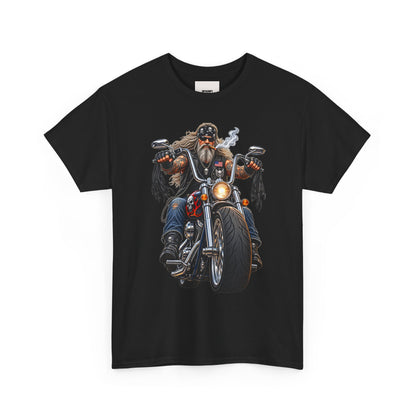 Biker Motorcycle Rider Graphic Tee — Vintage Road Rebel T‑Shirt