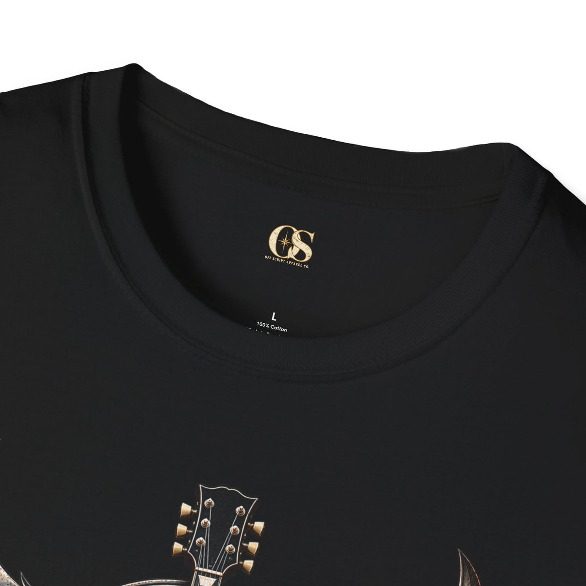 Rock 'n' Roll Guitar Wings T-Shirt — Vintage Electric Guitar Music Tee
