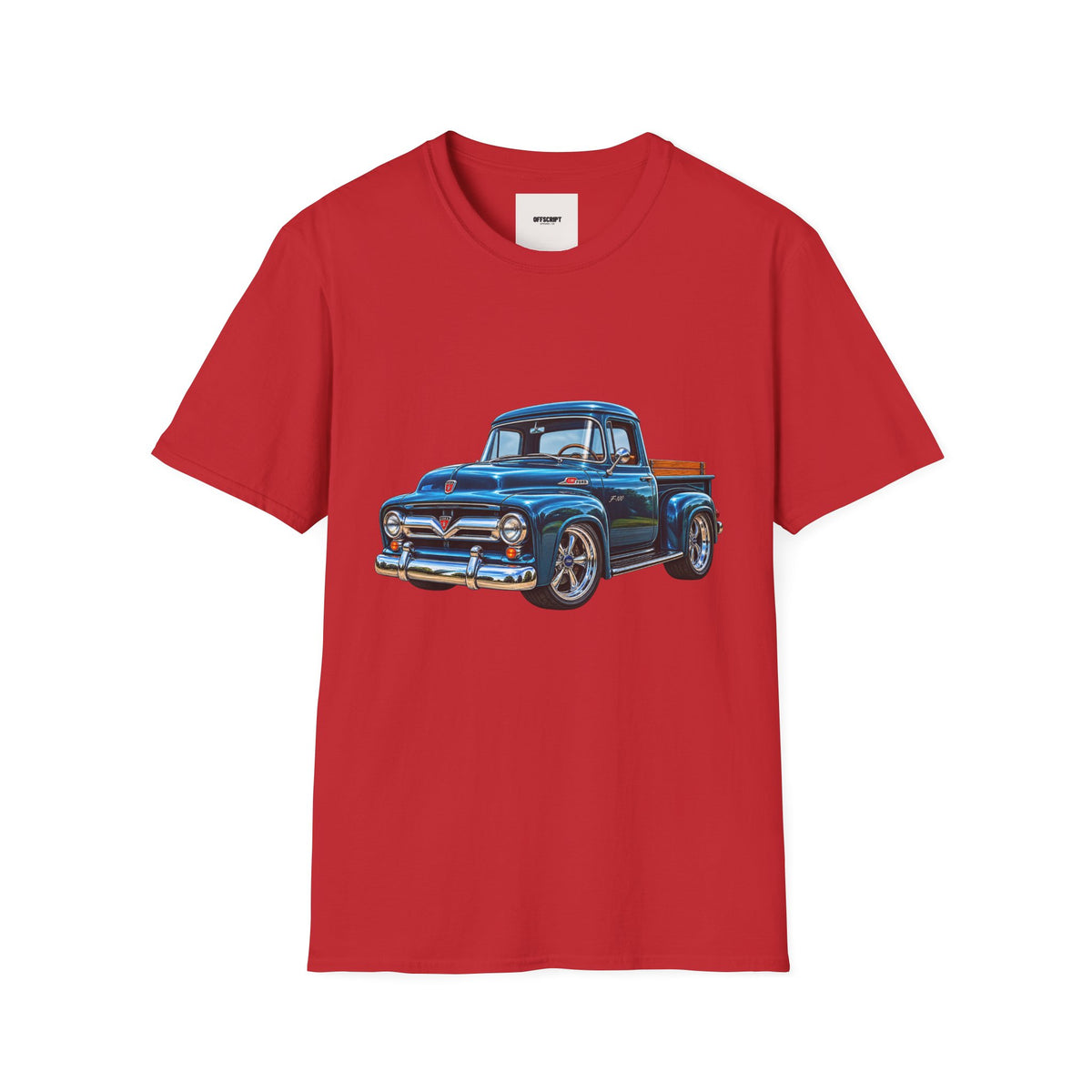 Vintage Blue Pickup T‑Shirt — Classic Retro Truck Graphic Tee