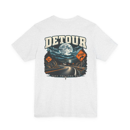Detour Take the Long Way Road Trip Graphic T-Shirt