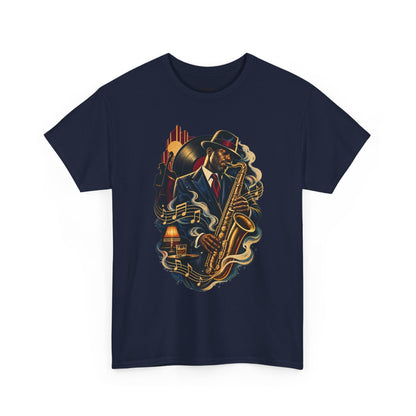 Saxophone Jazz Musician T-Shirt — Vintage Sax Player Tee