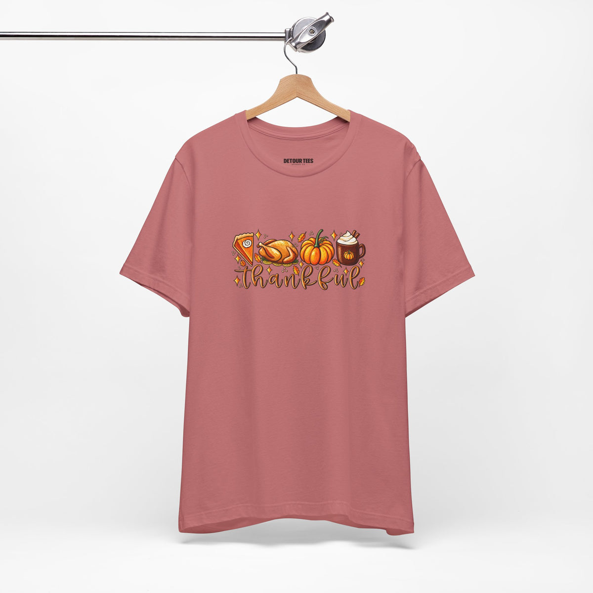 Thankful Harvest Tee — Thanksgiving Pumpkin & Pie Fall Shirt