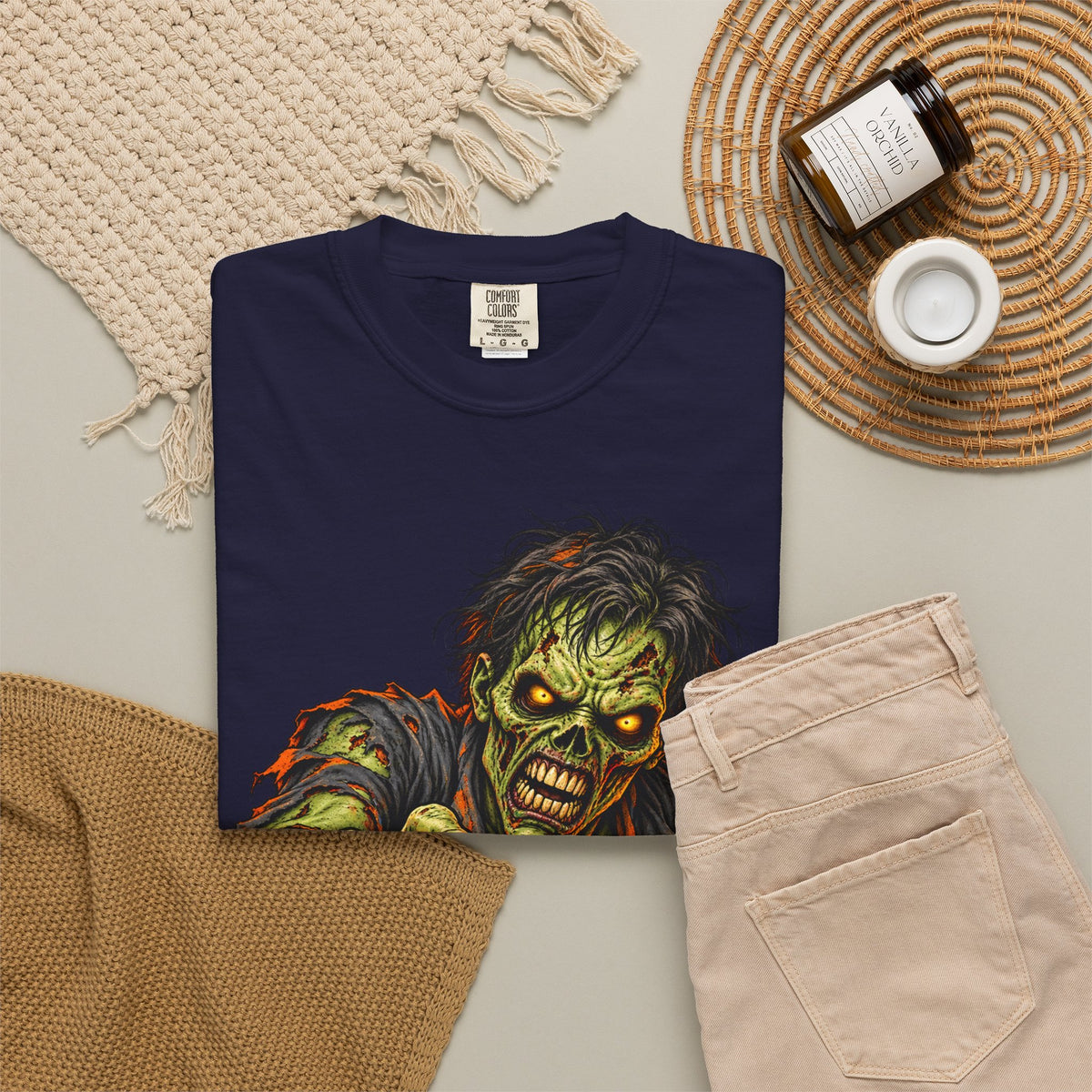 Zombie Attack T‑Shirt — Graphic Horror Tee for Halloween & Horror Fans