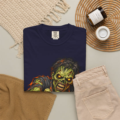 Zombie Attack T‑Shirt — Graphic Horror Tee for Halloween & Horror Fans