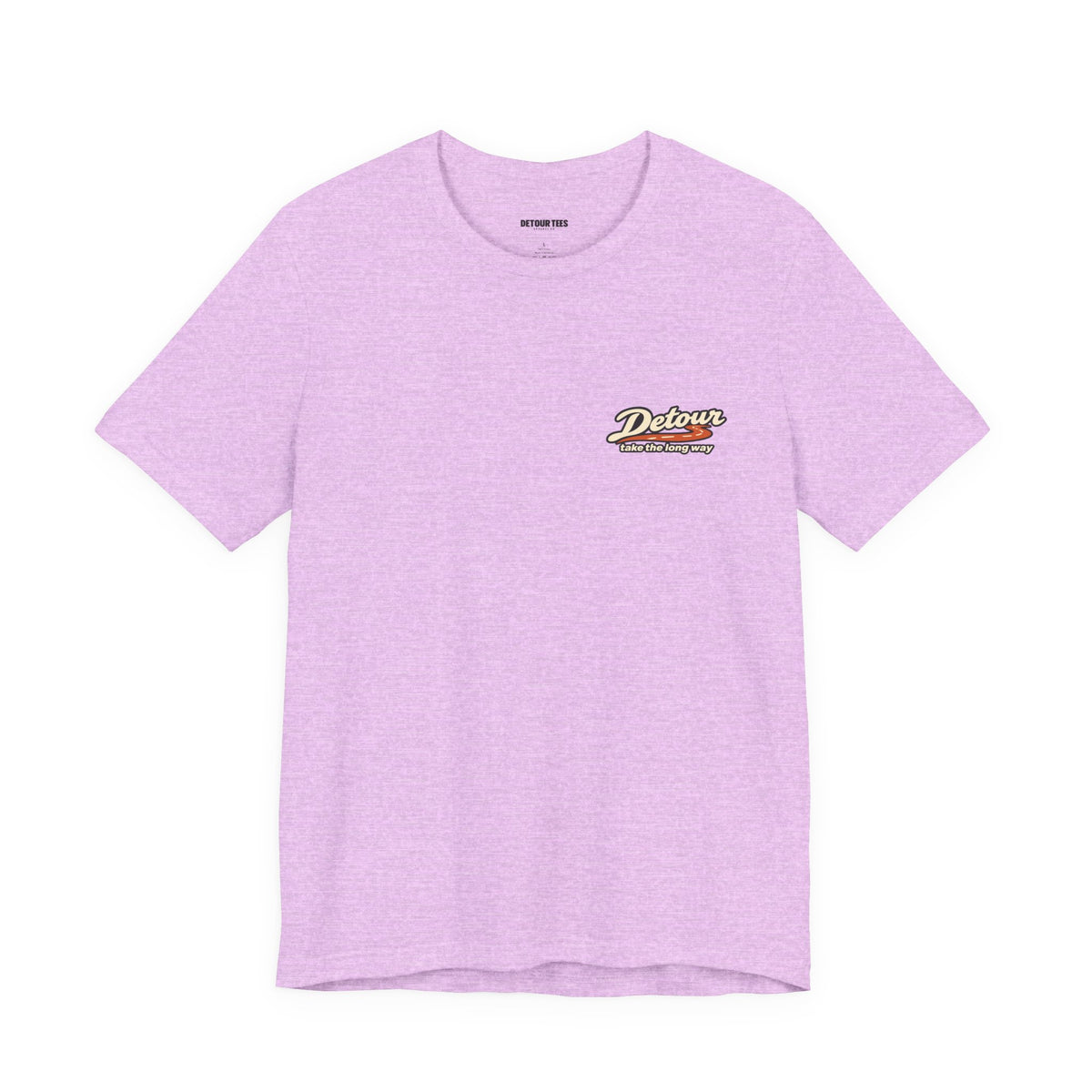 Detour Take the Long Way Road Trip Graphic T-Shirt
