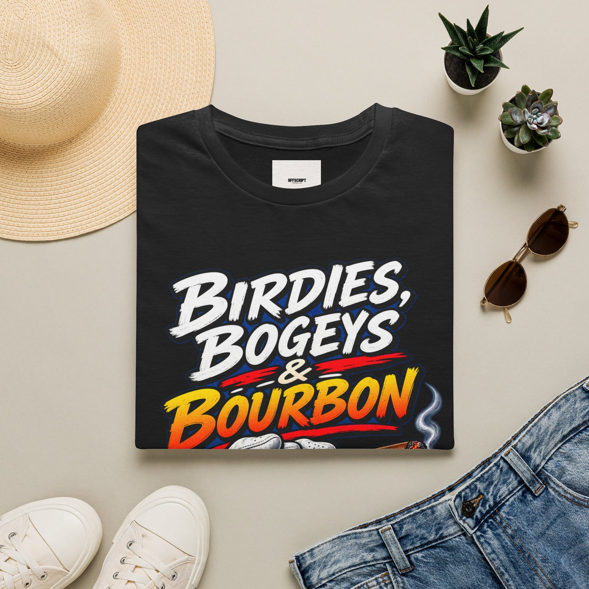 Birdies, Bogeys & Bourbon Golf T-Shirt