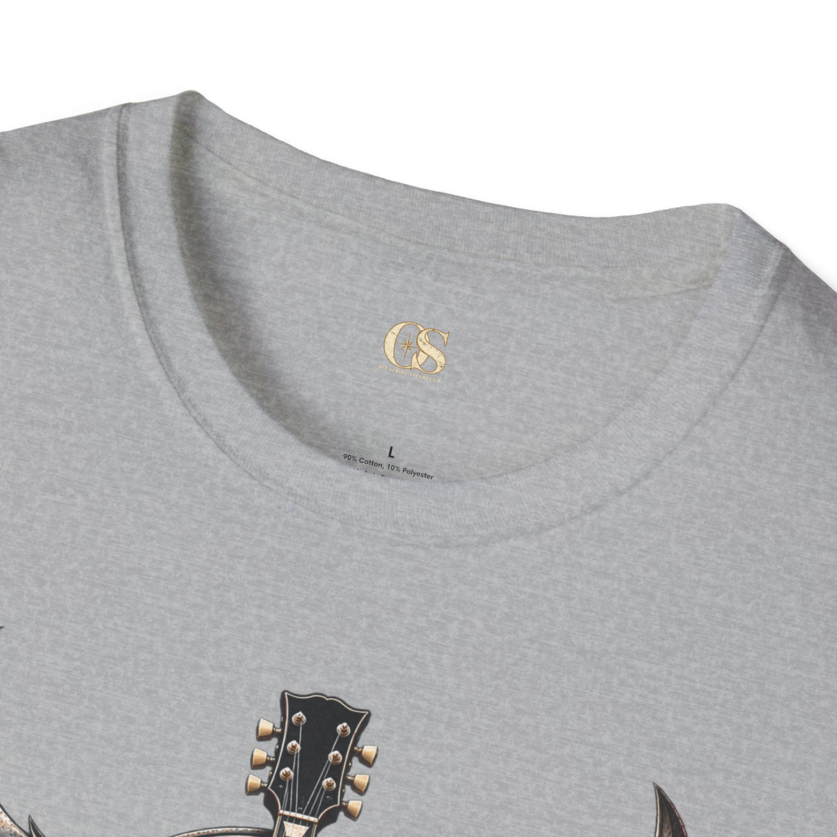 Rock 'n' Roll Guitar Wings T-Shirt — Vintage Electric Guitar Music Tee