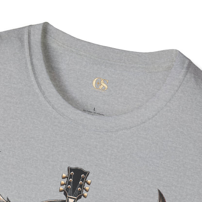 Rock 'n' Roll Guitar Wings T-Shirt — Vintage Electric Guitar Music Tee