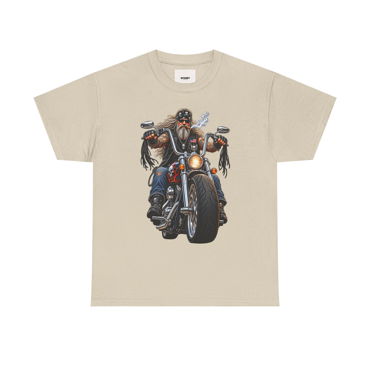 Biker Motorcycle Rider Graphic Tee — Vintage Road Rebel T‑Shirt