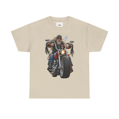 Biker Motorcycle Rider Graphic Tee — Vintage Road Rebel T‑Shirt
