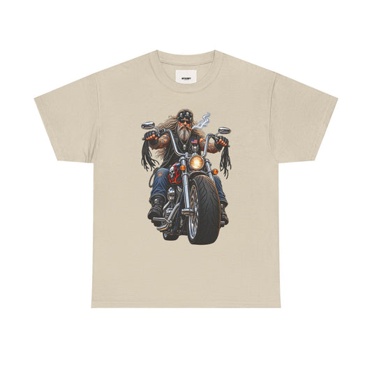 Biker Motorcycle Rider Graphic Tee — Vintage Road Rebel T‑Shirt