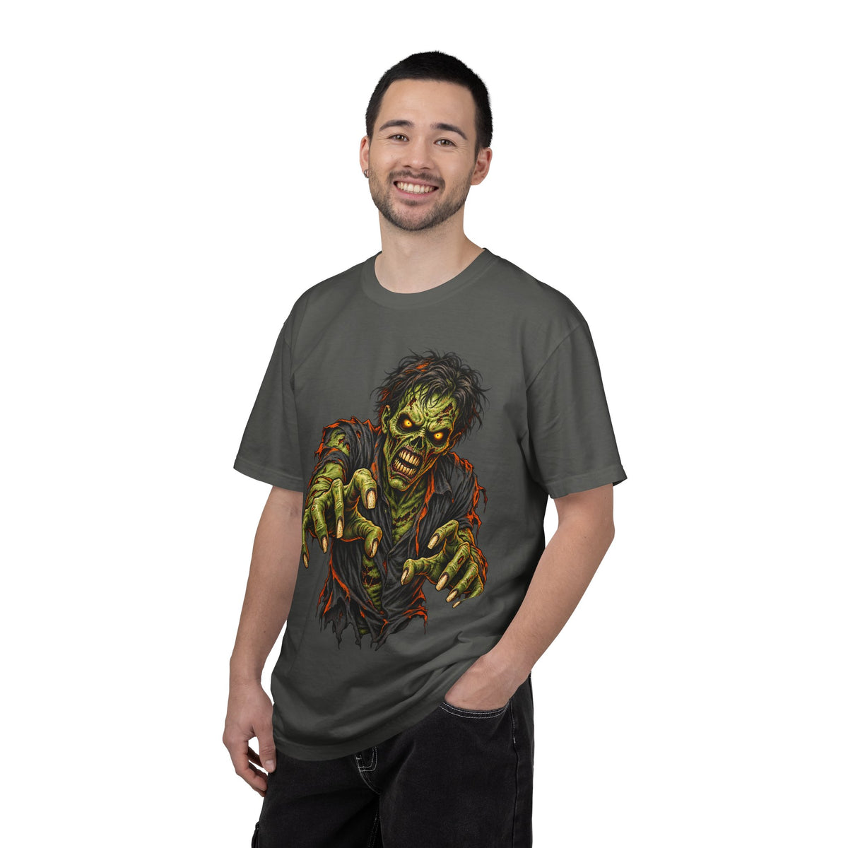 Zombie Attack T‑Shirt — Graphic Horror Tee for Halloween & Horror Fans