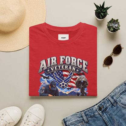 Air Force Veteran T-Shirt — Proudly Served Military Graphic Tee