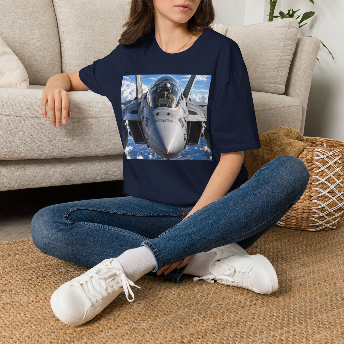Fighter Jet Pilot Photo T-Shirt