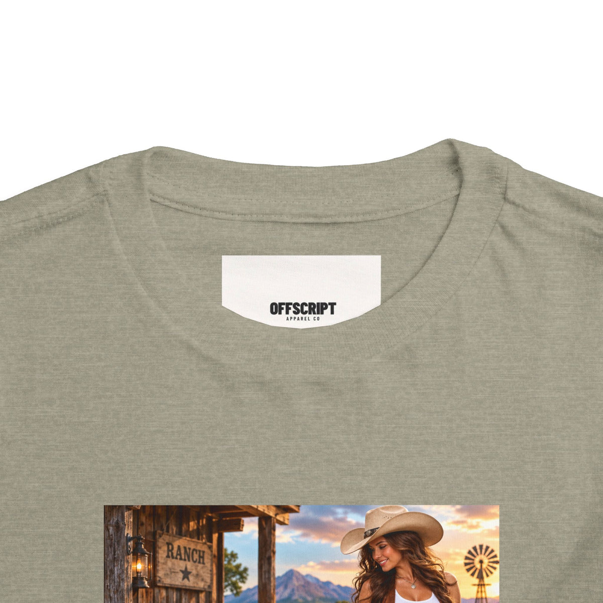 Toddler Tee — "Howdy Ma'am" Cowgirl Graphic Kids Shirt