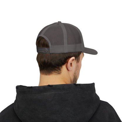 Cowboy Hat Snapback Trucker Cap – Western Rodeo Mesh Back Hat