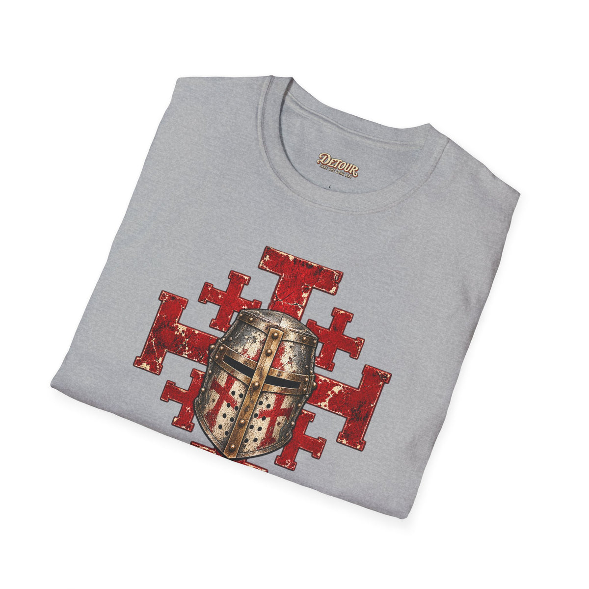 Deus Vult Crusader Shield T-Shirt