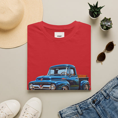 Vintage Blue Pickup T‑Shirt — Classic Retro Truck Graphic Tee