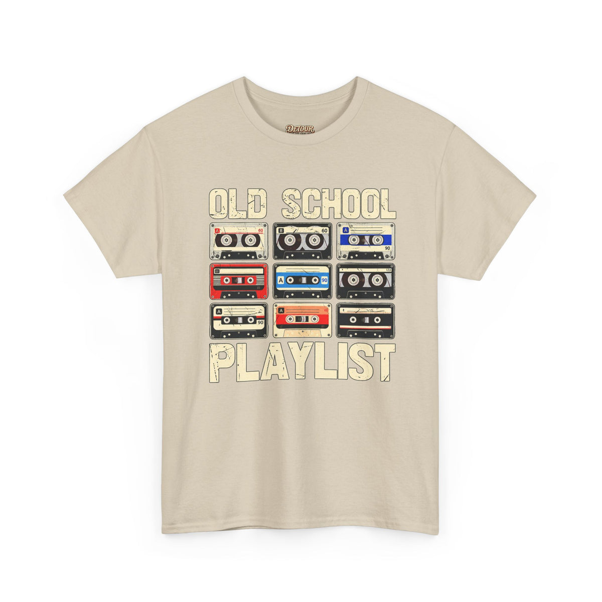Old School Playlist Cassette Tape T-Shirt
