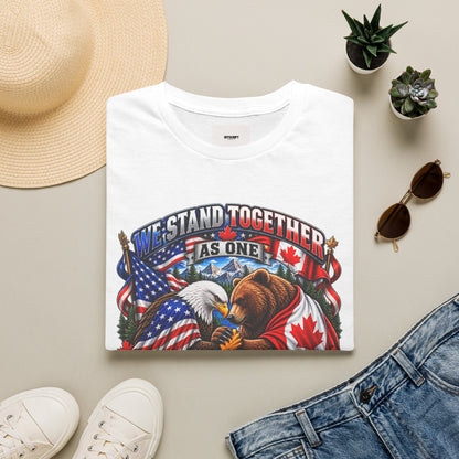 Patriotic "We Stand Together As One" T-Shirt