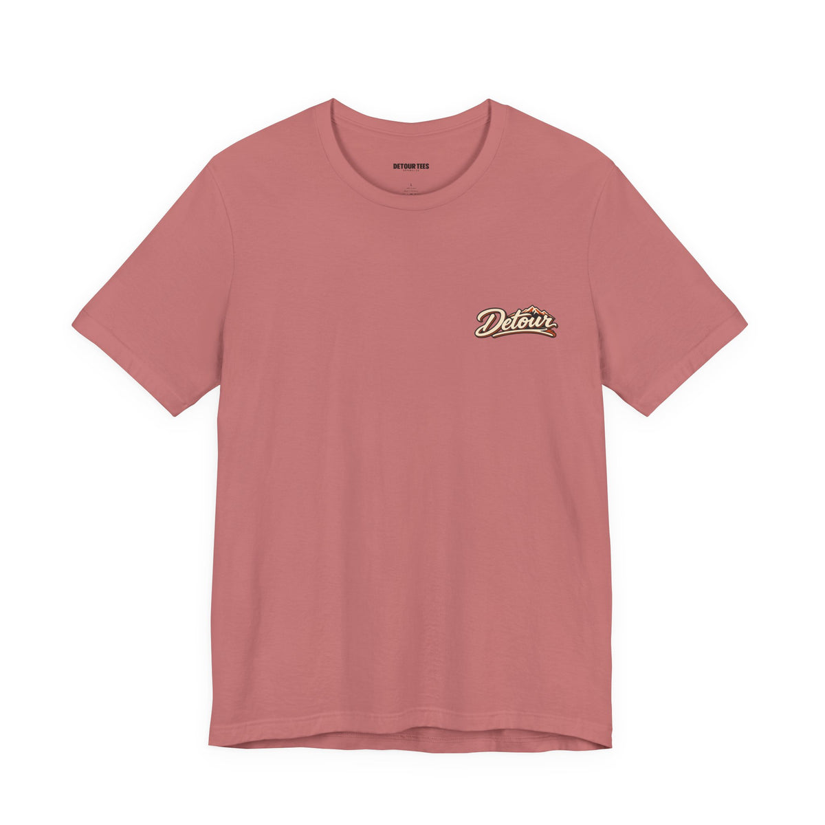 Detour Graphic Tee — 'Detour: Take the Long Way' Vintage Road Trip T‑Shirt
