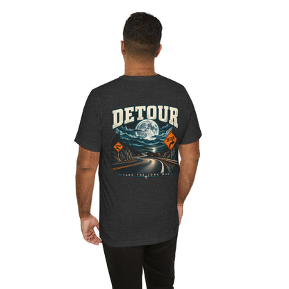Detour Take the Long Way Road Trip Graphic T-Shirt